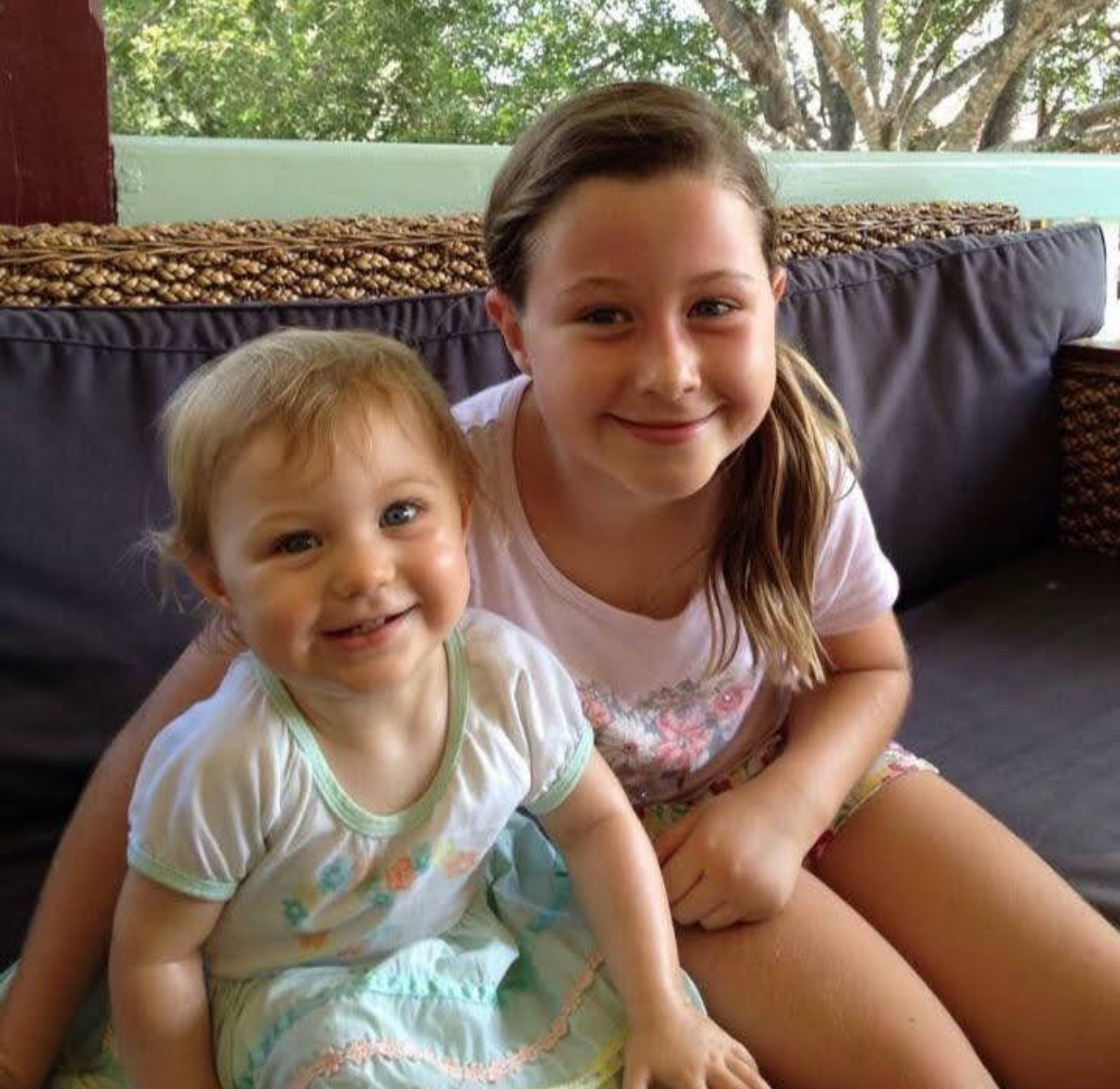 Rosie-May and her sister Matilda 